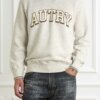 AUTRY-FELPA UOMO HEAVY JERS WH/CHOC-AUSWPM03H2 WHITE