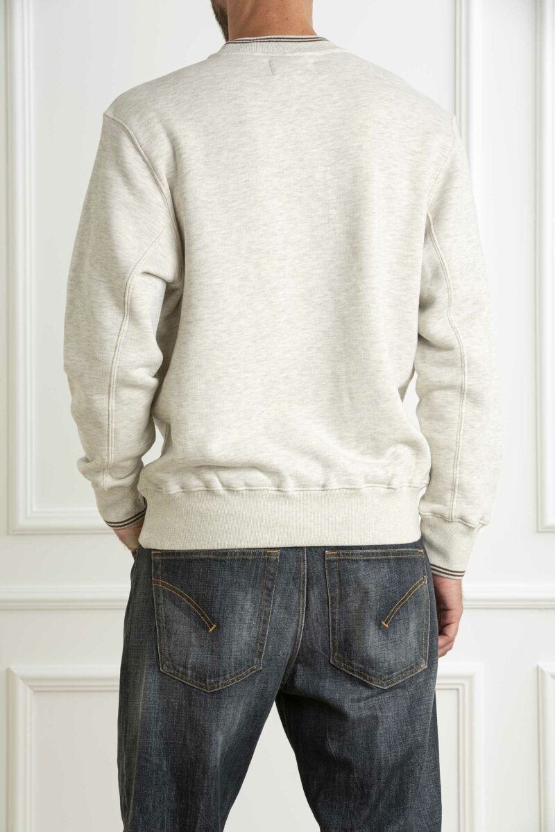 AUTRY-FELPA UOMO HEAVY JERS WH/CHOC-AUSWPM03H2 WHITE
