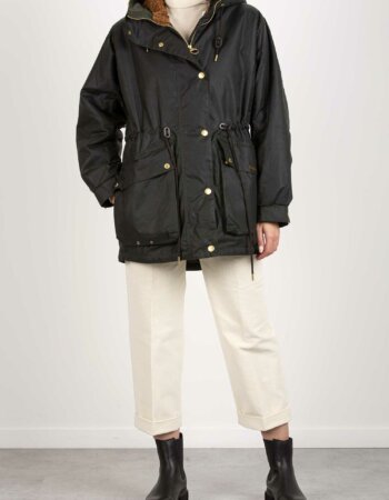 BARBOUR-GIUBBINO GRANTLEY WAX-BBLWX1337 SAGE