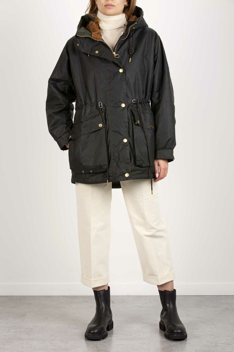 BARBOUR-GIUBBINO GRANTLEY WAX-BBLWX1337 SAGE