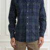 BARBOUR-CAMICIAWETHERAM TAILORED SHIRT-BBMSH4982MSH MIDNIGHT