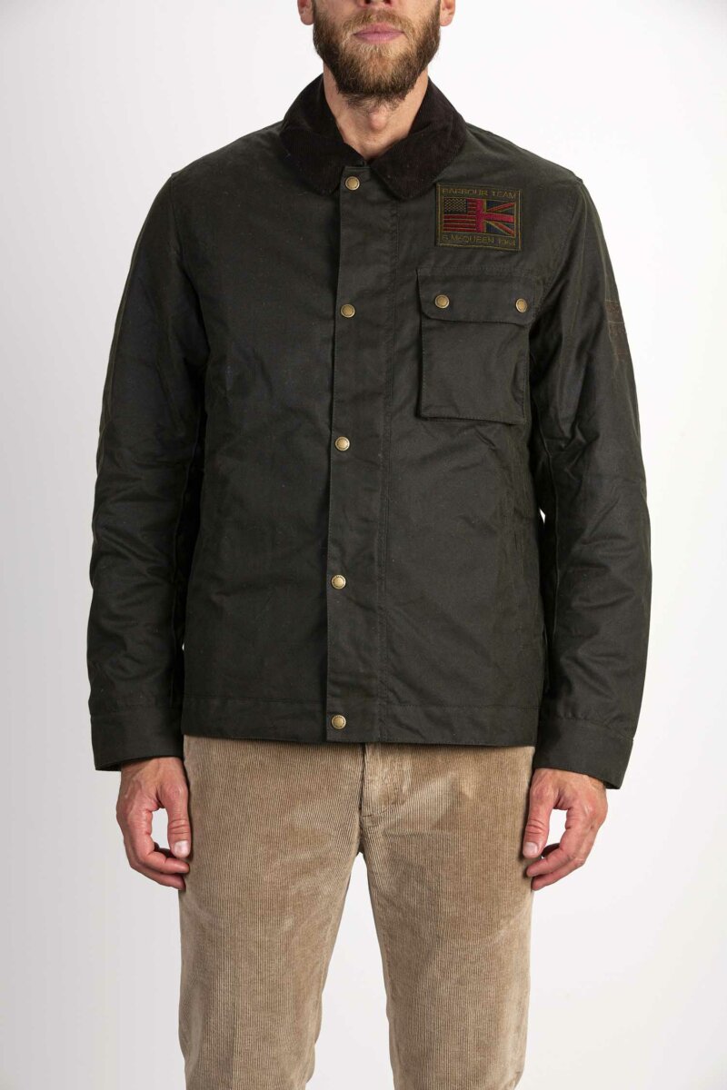 BARBOUR-GIUBBINO WORKERS WAX-BBMWX1853A3 SAGE