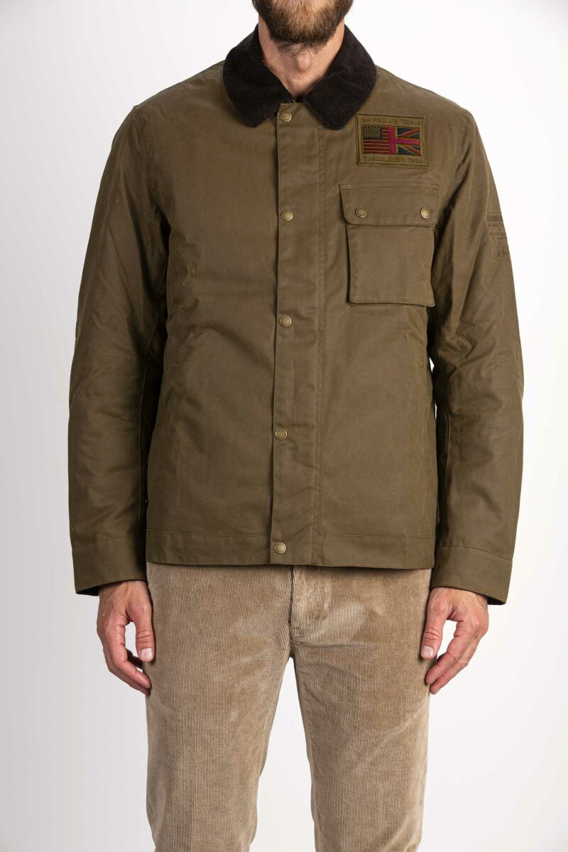 BARBOUR-GIUBBINO WORKERS WAX-BBMWX1853A3 SAND