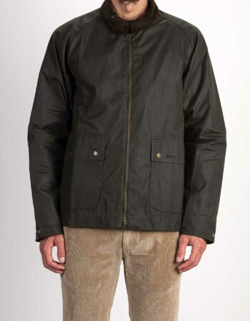 BARBOUR-GIUBBINO SHORT BEDALE WAX-BBMWX2205 FERN