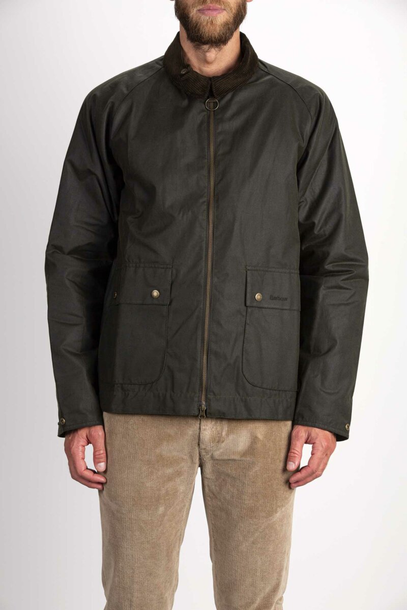 BARBOUR-GIUBBINO SHORT BEDALE WAX-BBMWX2205 FERN