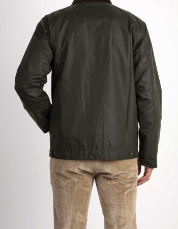 BARBOUR-GIUBBINO SHORT BEDALE WAX-BBMWX2205 FERN