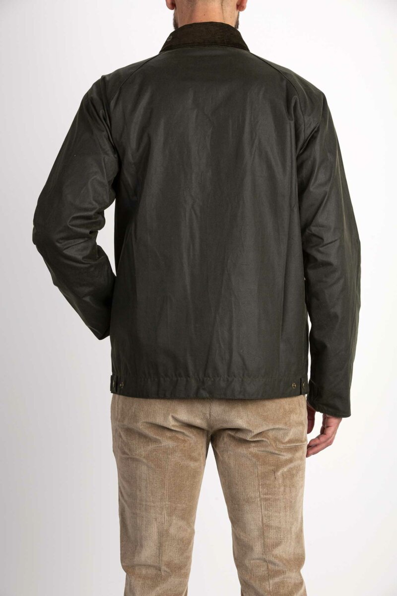 BARBOUR-GIUBBINO SHORT BEDALE WAX-BBMWX2205 FERN