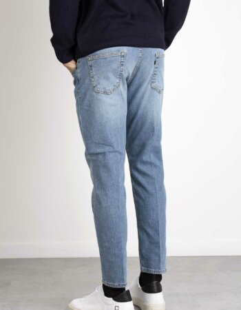 BEABLE-JEANS DAVIS SHORTER-BEDAVISSHOGKCW23 DENIM