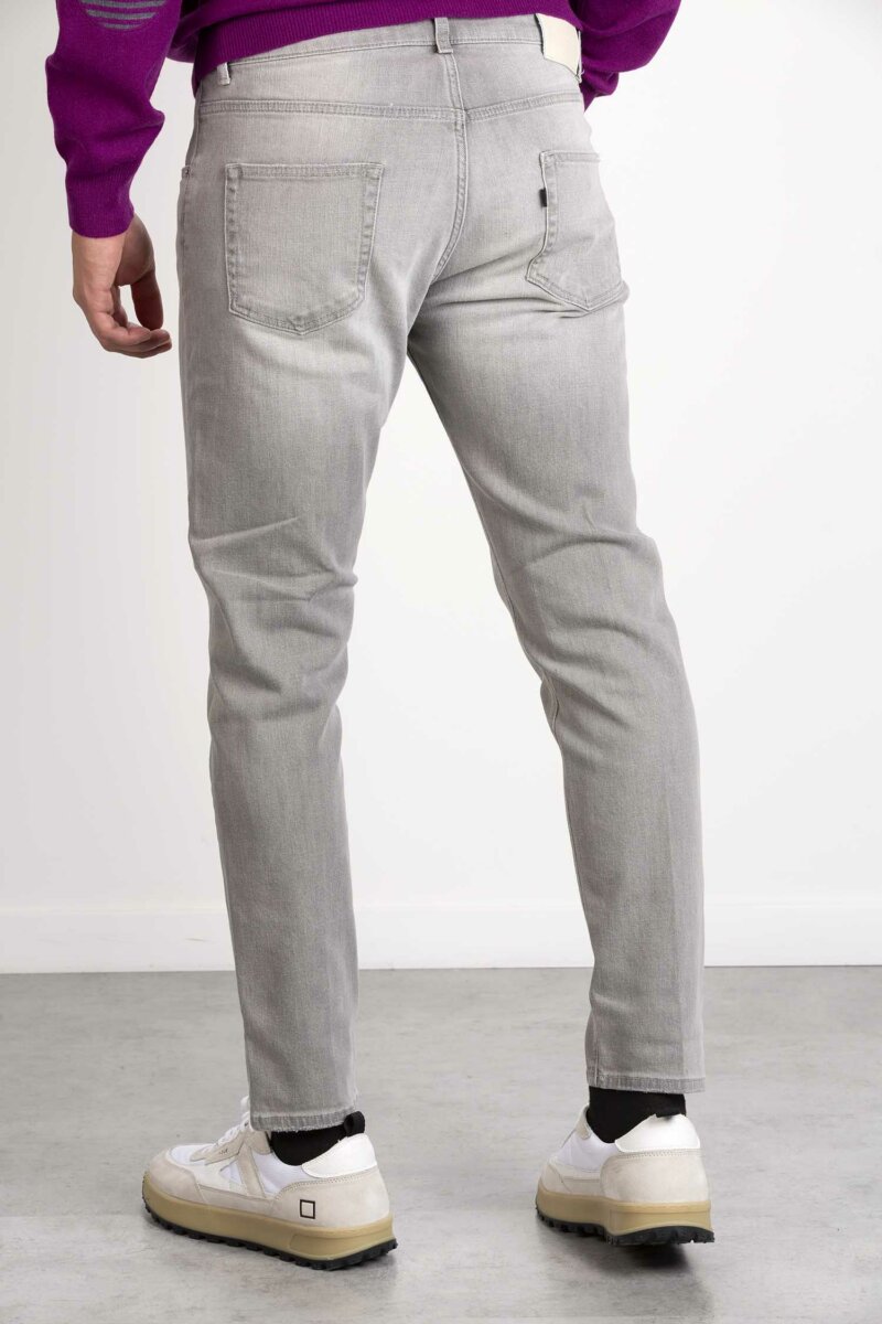 BEABLE-JEANS DAVIS SHORTER COLOR-BEDAVISSHOHRCW23 GRIGIO