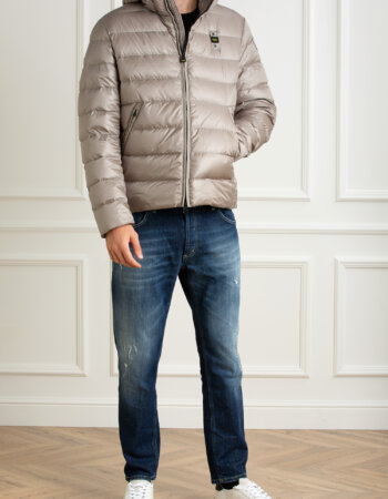 BLAUER-GIUBBINO TRAPUNTATO BASIC-BLUC03023006047 GRIGIO