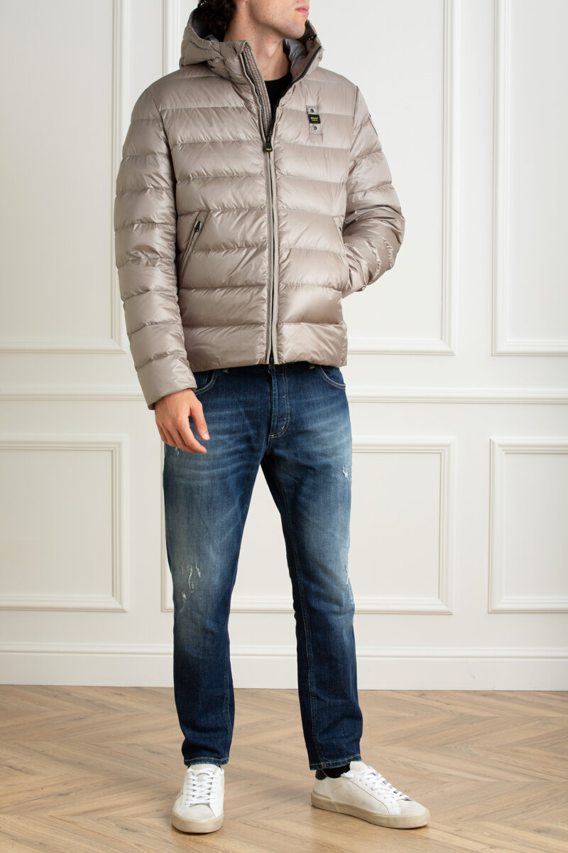 BLAUER-GIUBBINO TRAPUNTATO BASIC-BLUC03023006047 GRIGIO
