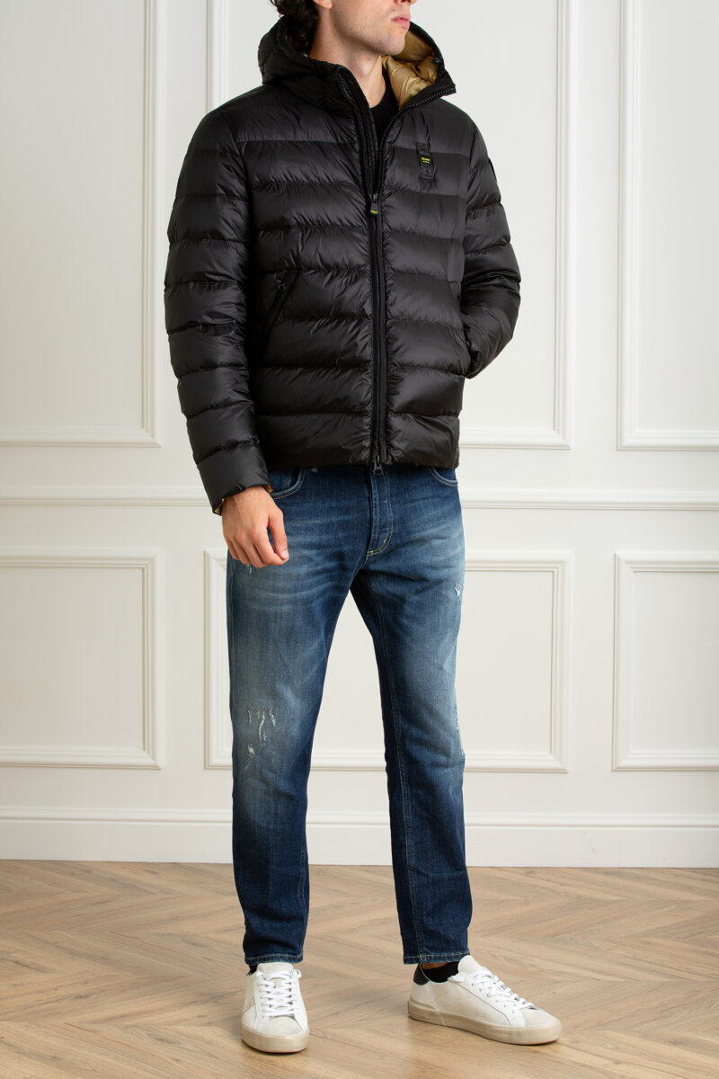 BLAUER-GIUBBINO TRAPUNTATO BASIC-BLUC03023006047 NERO