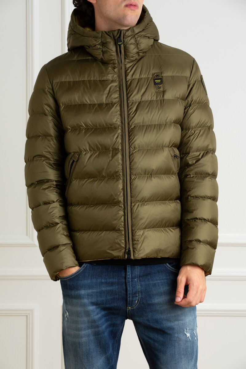 BLAUER-GIUBBINO TRAPUNTATO BASIC-BLUC03023006047 OLIVA