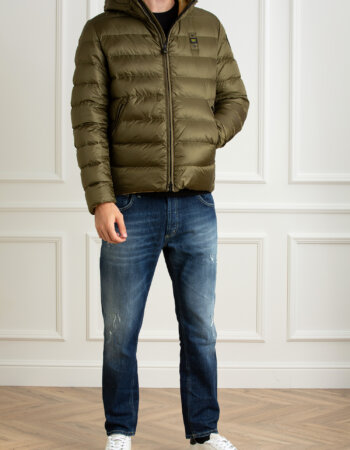 BLAUER-GIUBBINO TRAPUNTATO BASIC-BLUC03023006047 OLIVA