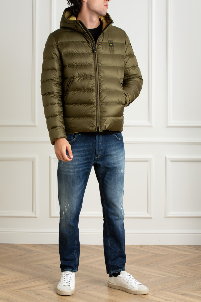 BLAUER-GIUBBINO TRAPUNTATO BASIC-BLUC03023006047 OLIVA