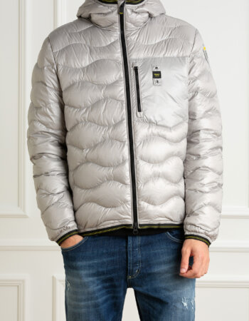 BLAUER-GIUBBINO TRAPUNTATO A ONDE-BLUC03030006355 GRIGIO