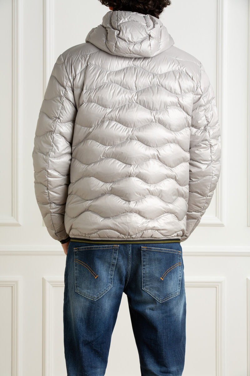 BLAUER-GIUBBINO TRAPUNTATO A ONDE-BLUC03030006355 GRIGIO