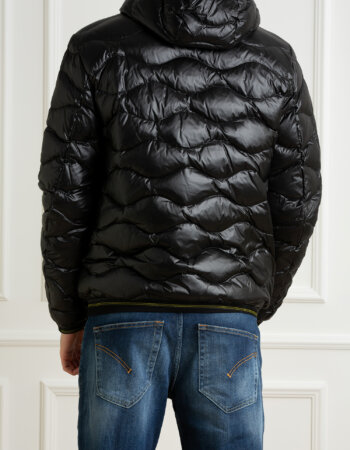 BLAUER-GIUBBINO TRAPUNTATO A ONDE-BLUC03030006355 NERO