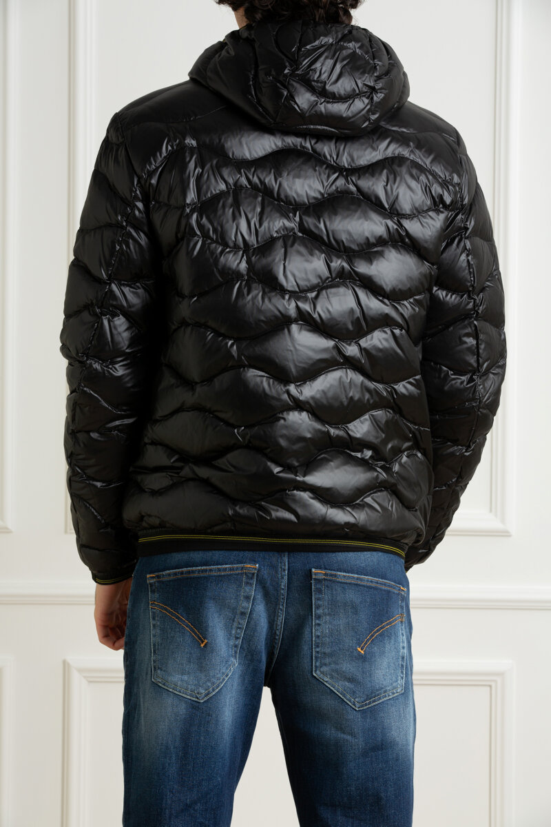 BLAUER-GIUBBINO TRAPUNTATO A ONDE-BLUC03030006355 NERO