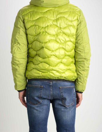 BLAUER-PIUMINO ONDA BIMATERIALE-BLUC080126355 LIME