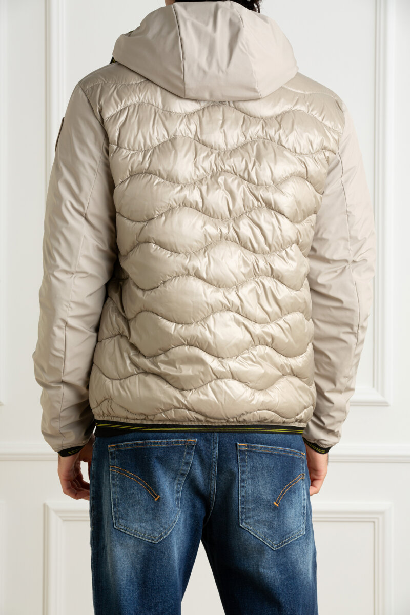 BLAUER-GIUBBINO TRAPUNTATO A ONDE-BLUC08034006355 BEIGE