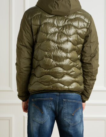BLAUER-GIUBBINO TRAPUNTATO A ONDE-BLUC08034006355 OLIVA