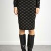 BLUGIRL-GONNA IN MAGLIA-BLURF2113MA21N NERO