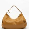 BORBONESE-BORSA HOBO MEDIUM VITELLO NAPPATO-BO924162AL6 MIELE