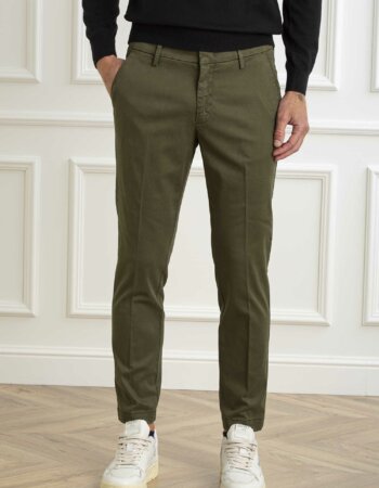 BRO SHIP-PANTALONE TAS. AMERICA MAIAMI CAPRI-BROBSMIA8343F24C MILITARE
