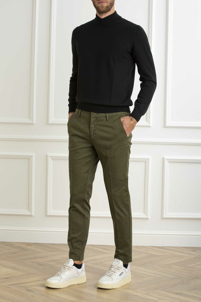 BRO SHIP-PANTALONE TAS. AMERICA MAIAMI CAPRI-BROBSMIA8343F24C MILITARE