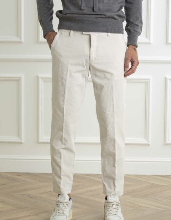 BRO SHIP-PANTALONE CARROT SARAJEVO-BROBSSAR8246F24 PANNA