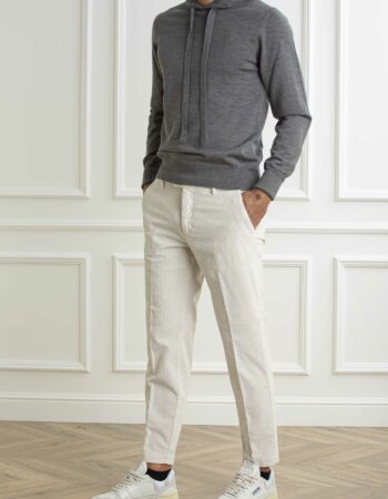 BRO SHIP-PANTALONE CARROT SARAJEVO-BROBSSAR8246F24 PANNA