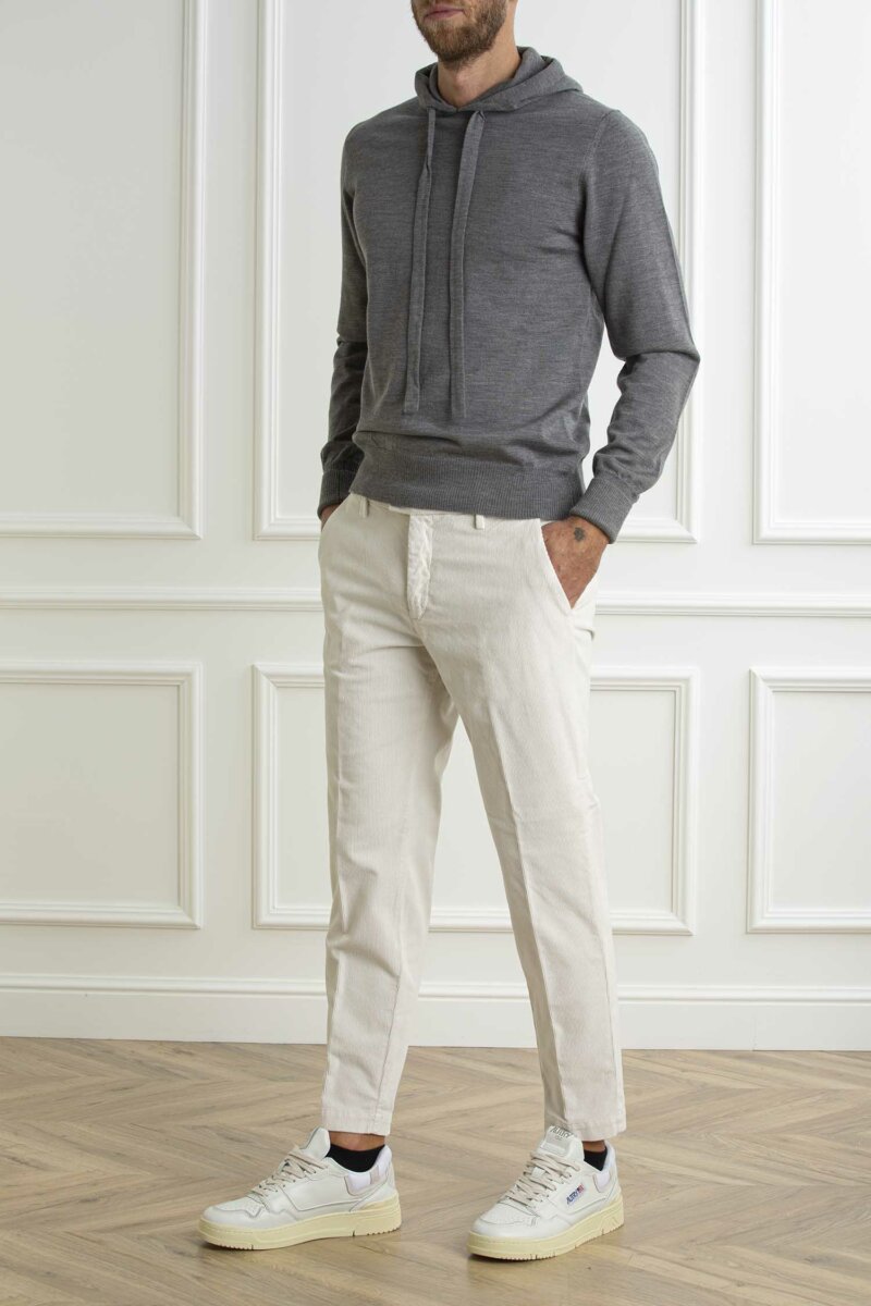 BRO SHIP-PANTALONE CARROT SARAJEVO-BROBSSAR8246F24 PANNA
