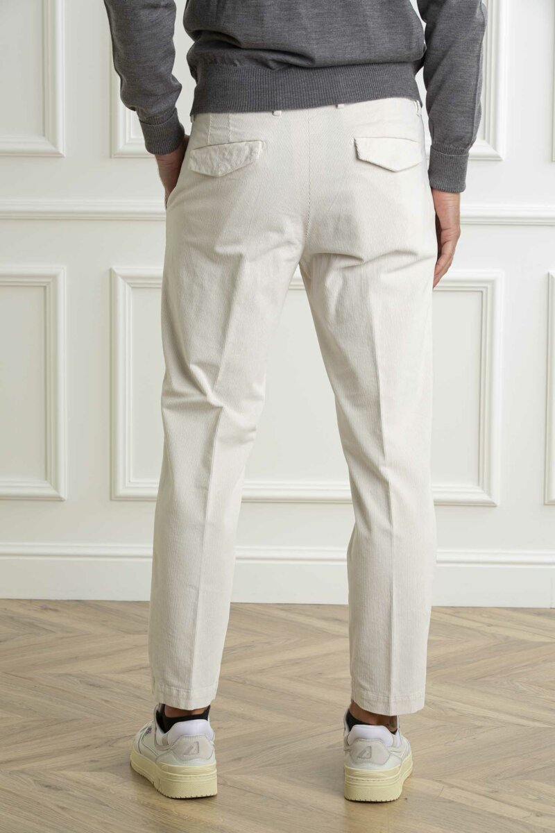BRO SHIP-PANTALONE CARROT SARAJEVO-BROBSSAR8246F24 PANNA