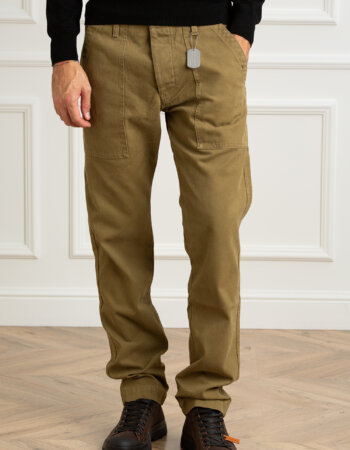 CHESAPEAKE'S-PANTA FATIGUE CANVAS-CHEDEGRASSEA4 KHAKY