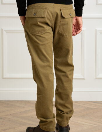 CHESAPEAKE'S-PANTA FATIGUE CANVAS-CHEDEGRASSEA4 KHAKY