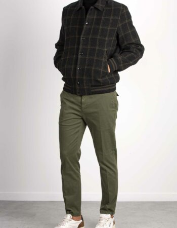 CIRCOLO 1901-BOMBER IN LANA FANTASIA-CICN4157 VERDE
