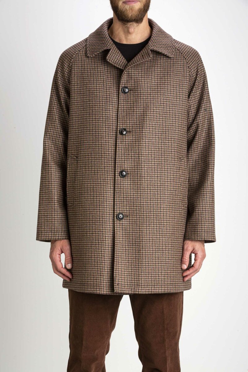 SELECT BOX-CAPPOTTO QUADRETTI-CIE22105TECNO MARRONE
