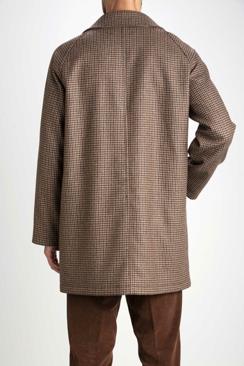 SELECT BOX-CAPPOTTO QUADRETTI-CIE22105TECNO MARRONE