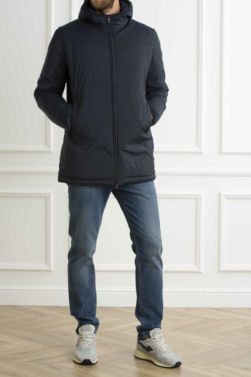 COLMAR ORIGINALS-GIUBBINO LUNGO IMBOTTITO ECO UOMO-COL1123R4WX NAVY