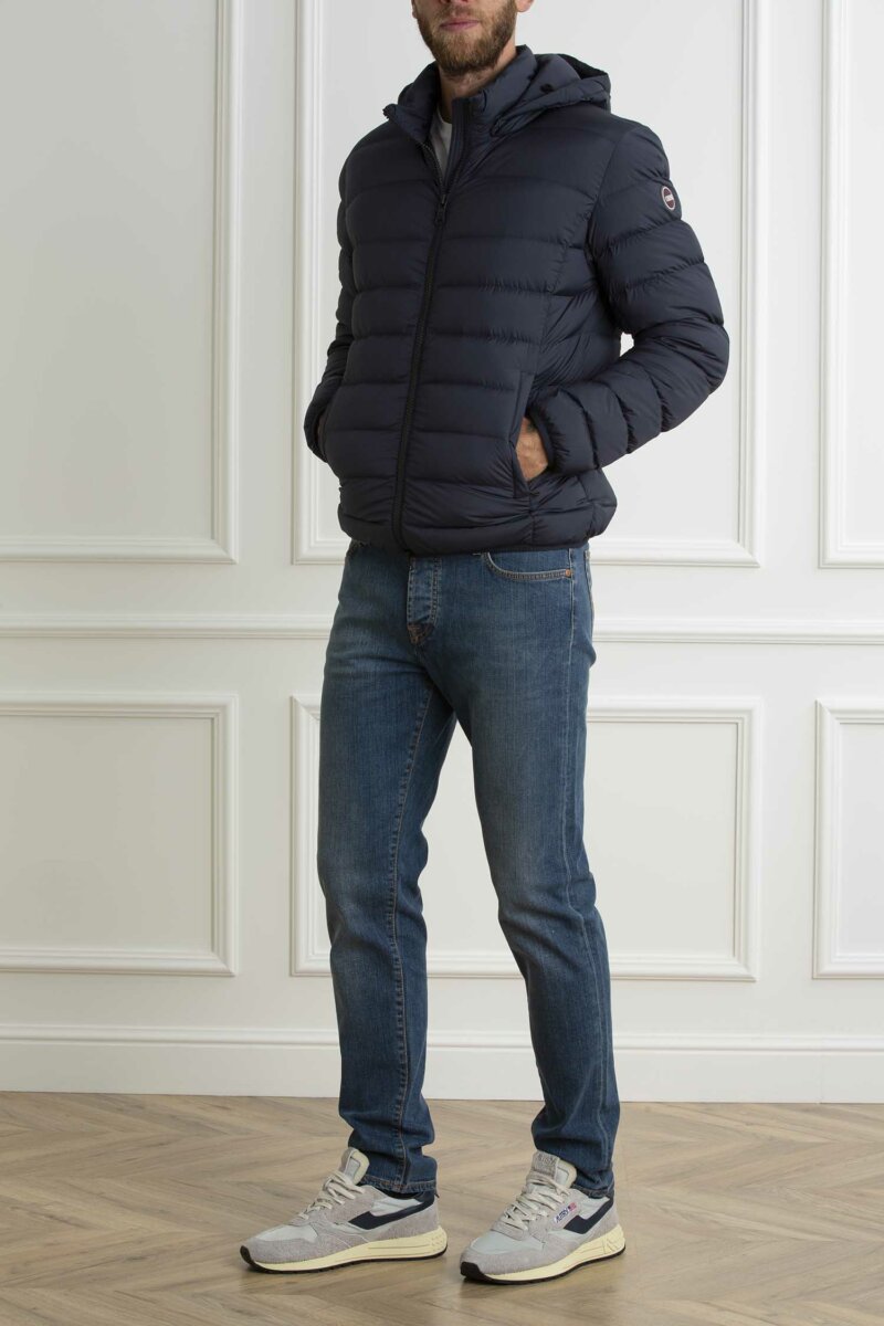 COLMAR ORIGINALS-PIUMINO STRECH CAPPUCCIO STACCABILE-COL12222SEA24 NAVY