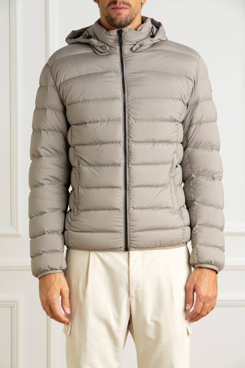 COLMAR ORIGINALS-PIUMINO STRECH CAPPUCCIO STACCABILE-COL12222SEA24 TORTORA