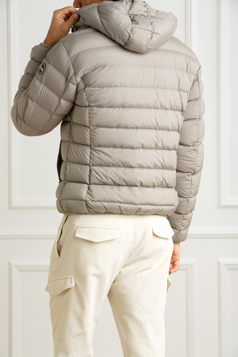 COLMAR ORIGINALS-PIUMINO STRECH CAPPUCCIO STACCABILE-COL12222SEA24 TORTORA