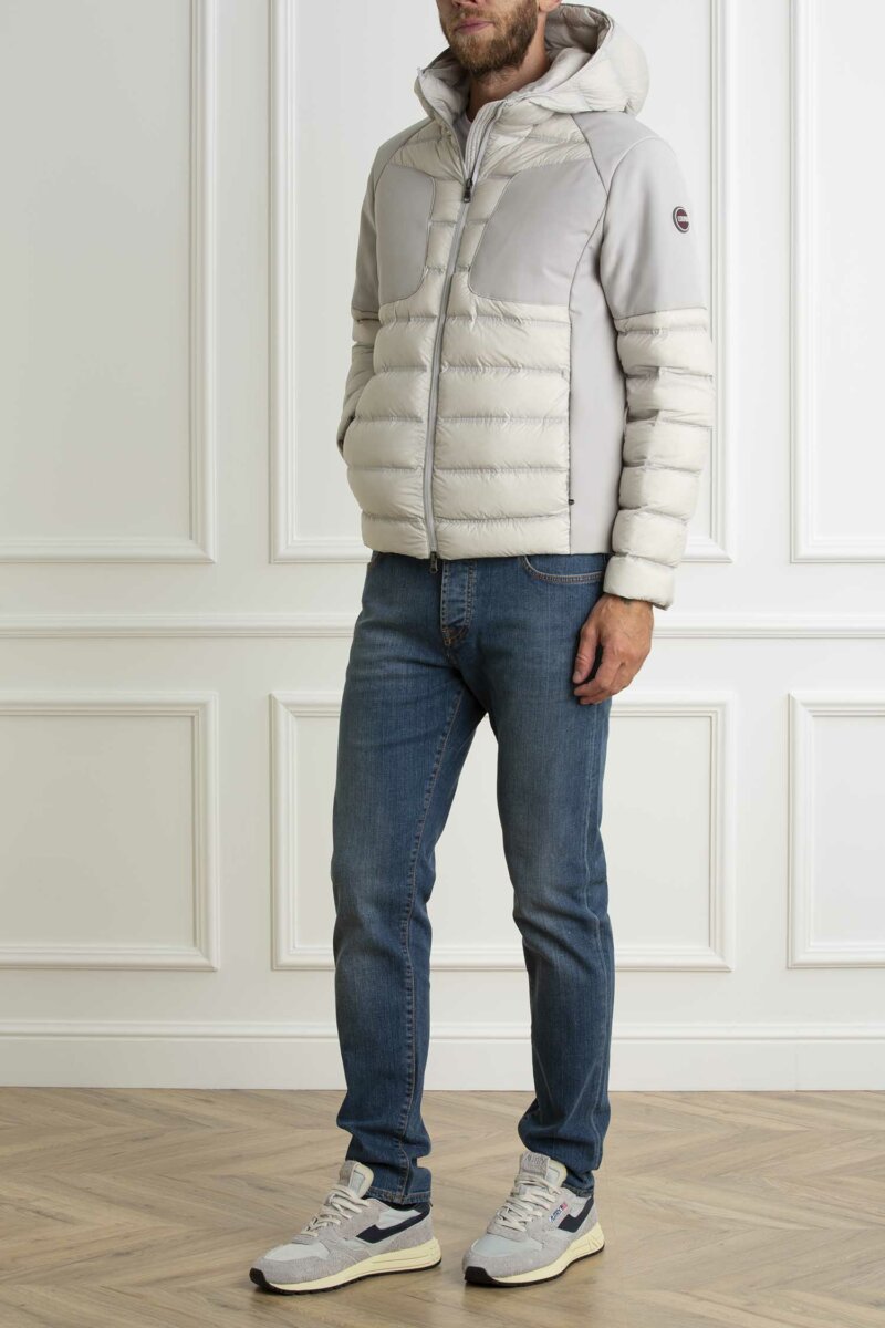 COLMAR ORIGINALS-PIUMINO BIMAT UOMO CAPPUCCIO-COL1286N1WQ ICE