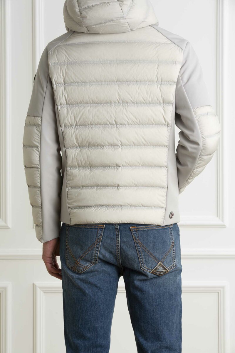 COLMAR ORIGINALS-PIUMINO BIMAT UOMO CAPPUCCIO-COL1286N1WQ ICE