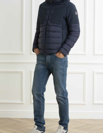 COLMAR ORIGINALS-PIUMINO BIMAT UOMO CAPPUCCIO-COL1286N1WQ NAVY