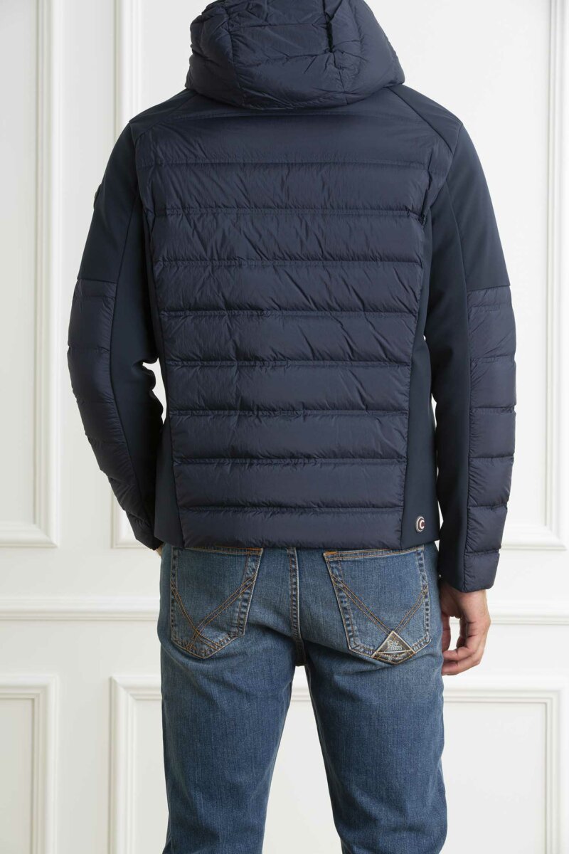 COLMAR ORIGINALS-PIUMINO BIMAT UOMO CAPPUCCIO-COL1286N1WQ NAVY