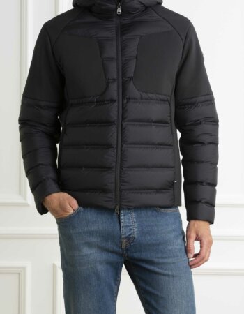 COLMAR ORIGINALS-PIUMINO BIMAT UOMO CAPPUCCIO-COL1286N1WQ NERO