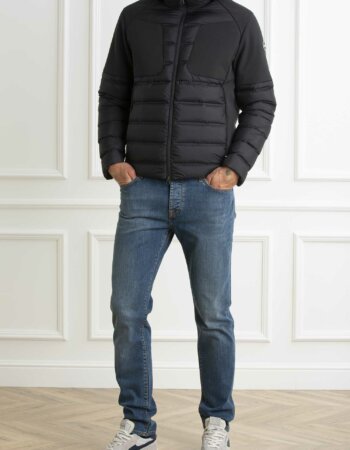 COLMAR ORIGINALS-PIUMINO BIMAT UOMO CAPPUCCIO-COL1286N1WQ NERO