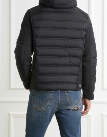 COLMAR ORIGINALS-PIUMINO BIMAT UOMO CAPPUCCIO-COL1286N1WQ NERO
